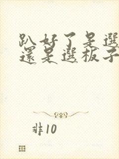 趴好了是选皮带还是选板子