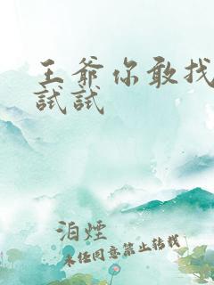 王爷你敢找小三试试