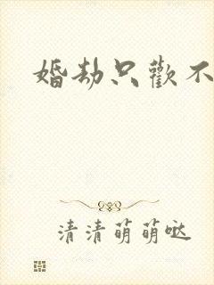 婚劫只欢不爱
