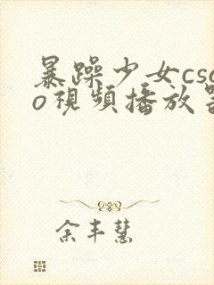 暴躁少女csgo视频播放器推荐