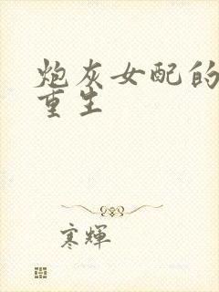 炮灰女配的极致重生