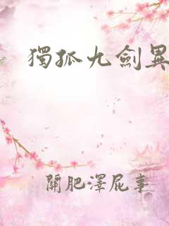 独孤九剑异世录