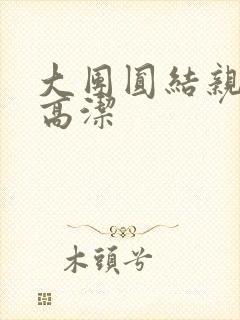 大团圆结亲情会高洁