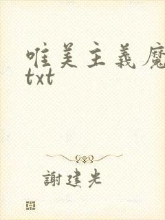 唯美主义魔法师txt