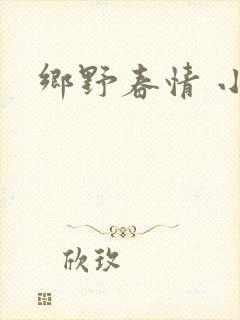 乡野春情 小说