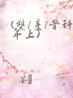 (双/产/骨科年上)