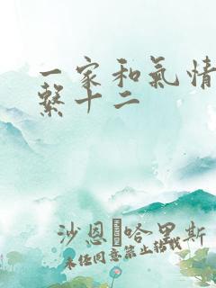 一家和气情乱关系十二