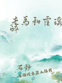 老马和霍瑶瑶喝醉