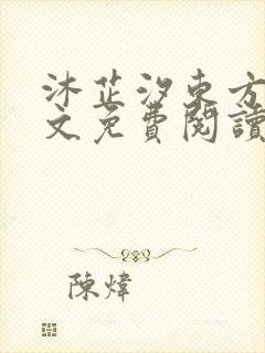 沐芷汐东方逸全文免费阅读