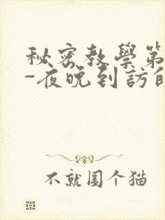 秘密教学第4话-夜晚到访的子豪