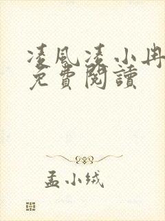 凌风凌小冉全文免费阅读