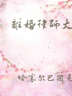 离婚律师大结局