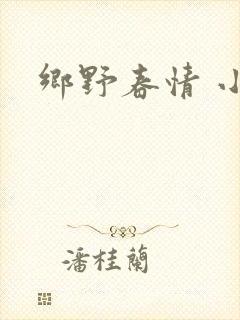 乡野春情 小说