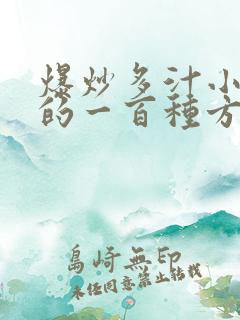 爆炒多汁小美人的一百种方法