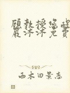 顾教授您醒了吗严沐沐免费阅读