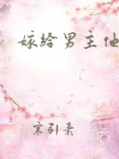 嫁给男主他爸爸