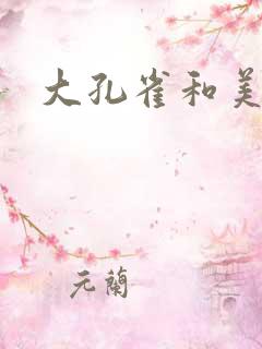 大孔雀和美丽姐