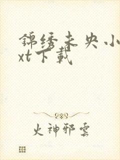 锦绣未央小说txt下载