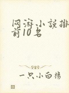 网游小说排行榜前10名