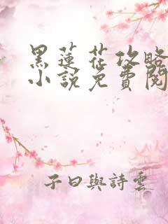 黑莲花攻略手册小说免费阅读全文