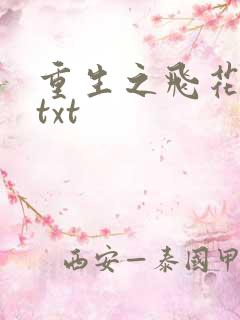 重生之飞花落照txt