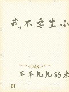 我不要生小孩儿