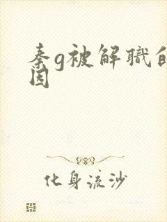 秦g被解职的原因