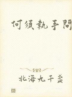 何须执手问年华