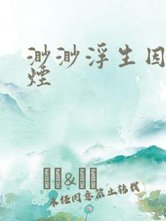 渺渺浮生因你成烟