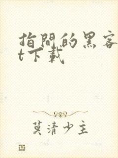 指间的黑客txt下载