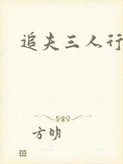 追夫三人行