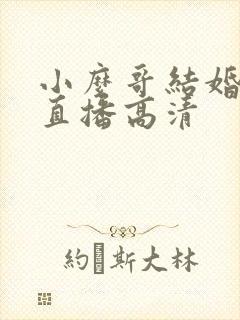 小么哥结婚视频直播高清