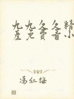 九九久久精品国产免费看小说