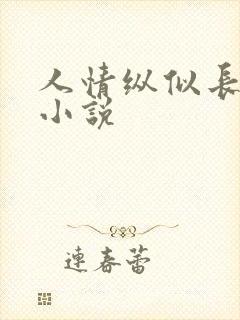 人情纵似长情月小说