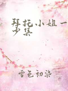 拜托小姐一共多少集