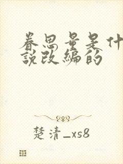 眷思量是什么小说改编的