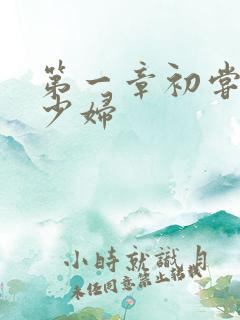 第一章初尝极品少妇