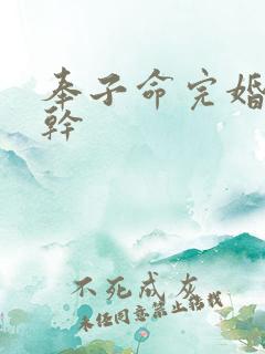 奉子命完婚 高干