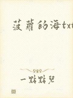 菠萝的海txt
