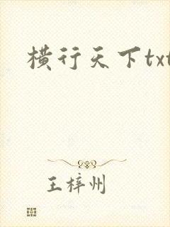 横行天下txt