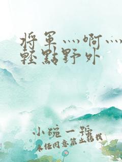 将军灬啊灬啊灬轻点野外