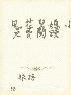 风花儿媳 小说免费阅读