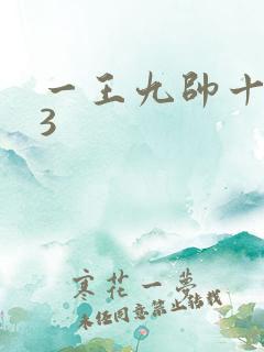 一王九帅十二宫3