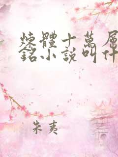 炼体十万层轩辕铭小说叫什么