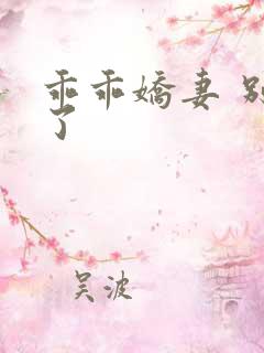 乖乖娇妻 别闹了