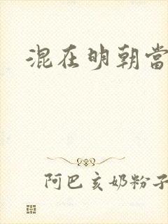混在明朝当书生
