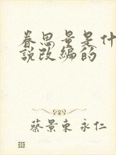 眷思量是什么小说改编的