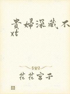 贵妇深藏不露txt