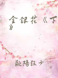 金银花《下厨房》