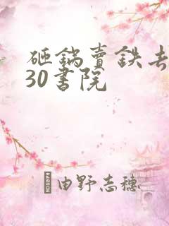 砸锅卖铁去上学30书院